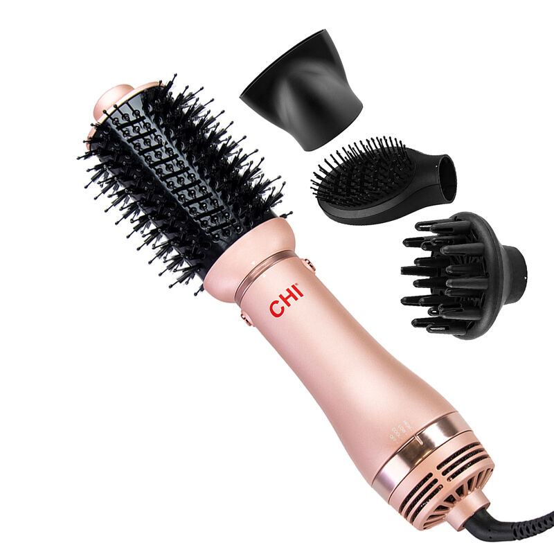 Farouk Volumizer 4-in-1 Blowout Brush - Rose Gold