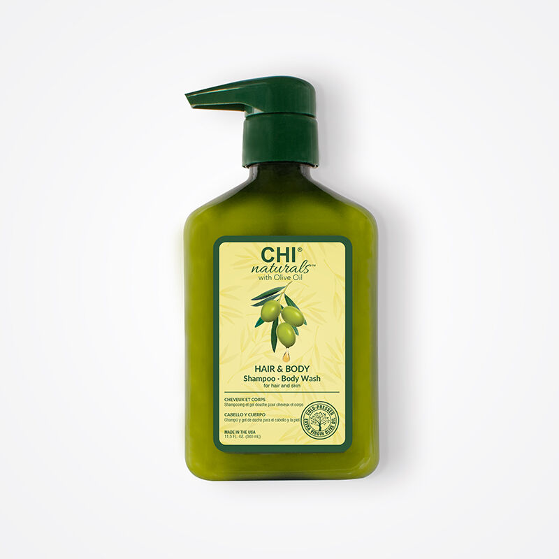 farouk Naturals With Olive Oil Hair and Body Shampoo Body Wash - 11.5 Ounces