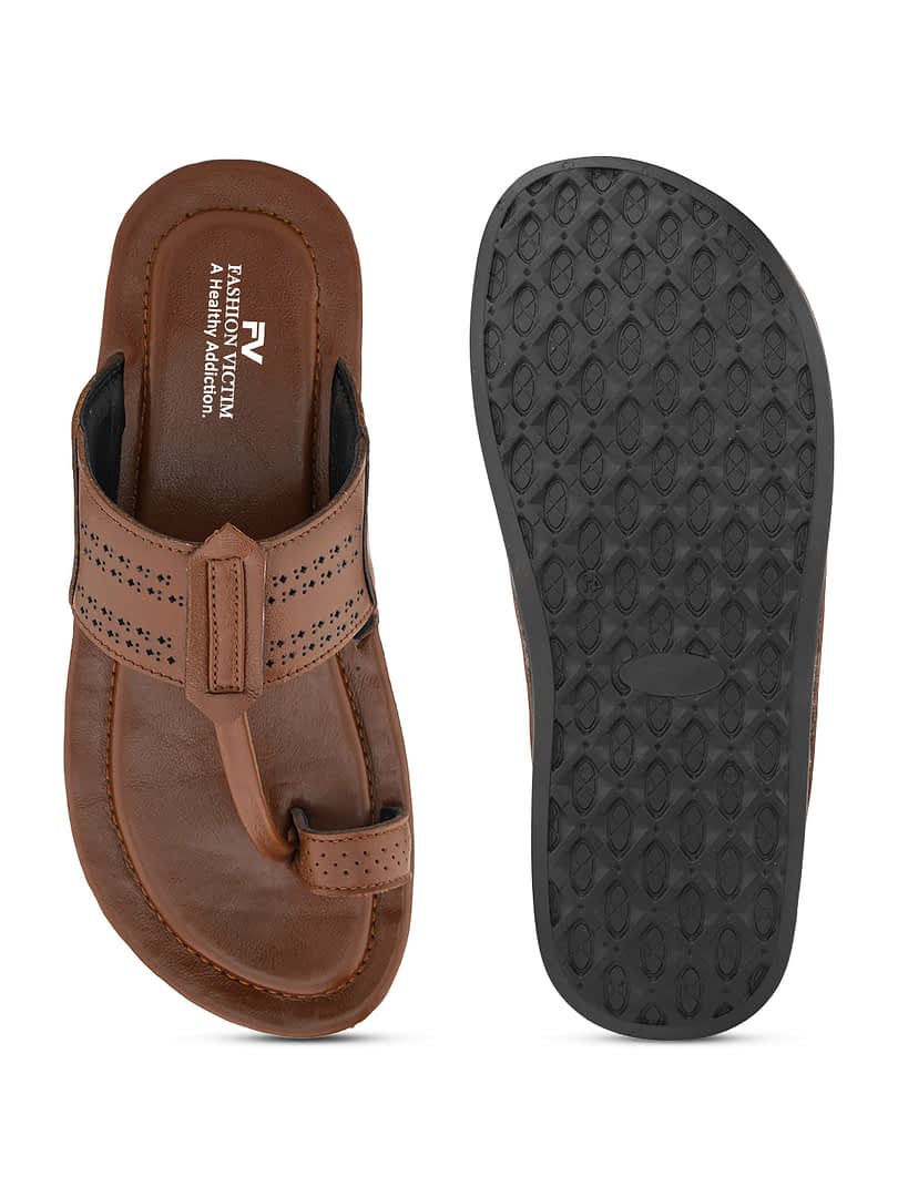 Fashion Victim Fashion Victim Men Leather Slippers