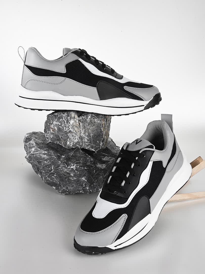 Fashion Victim Fashion Victim Men Black Colorblock Sneakers