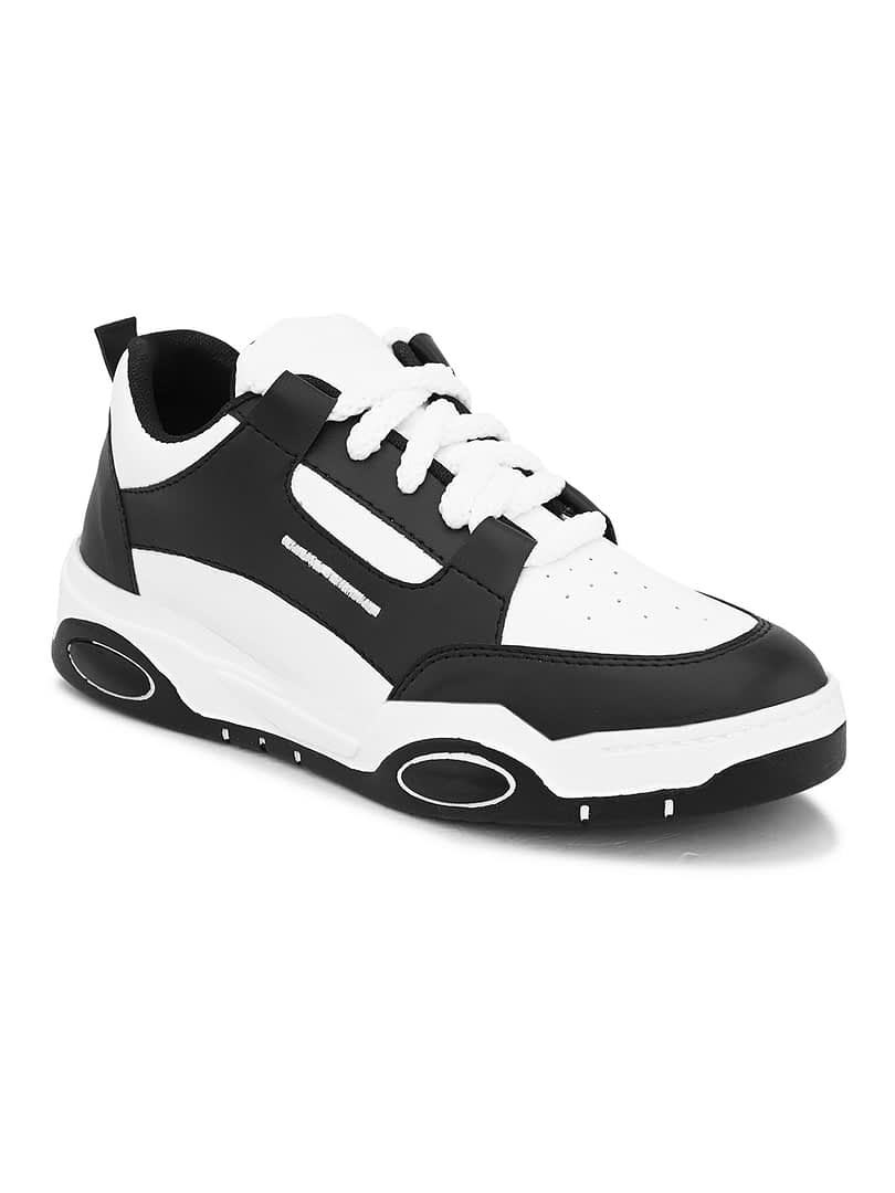 Fashion Victim Men Black Colorblock Sneakers