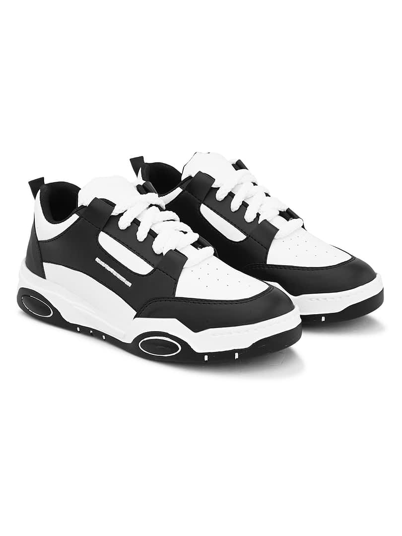 Fashion Victim Men Black Colorblock Sneakers