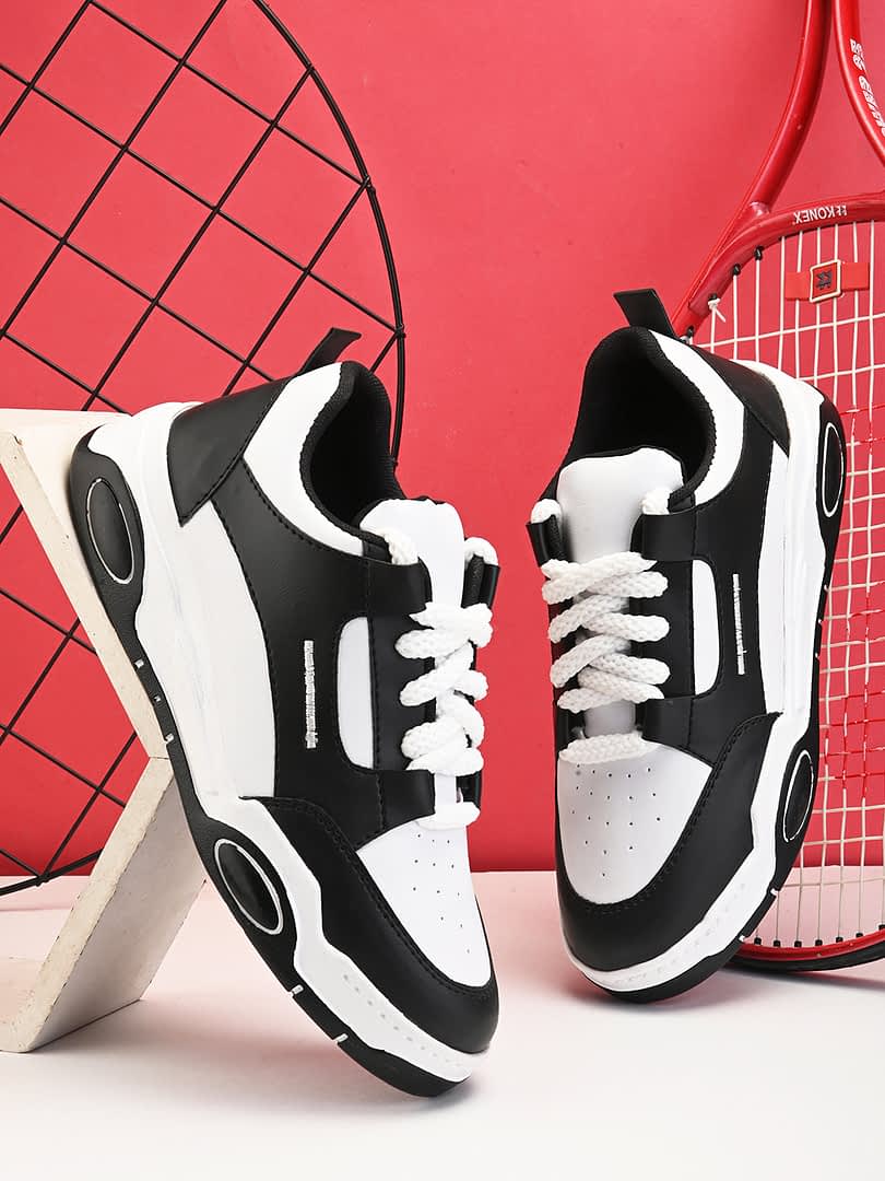 fashion victim Men Black Colorblock Sneakers