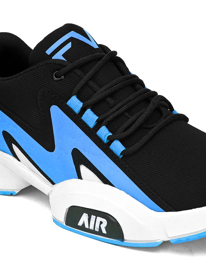 Fashion Victim Men Black Colourblocked Sneakers