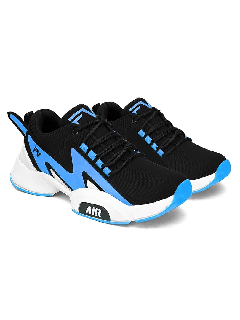 Fashion Victim Men Black Colourblocked Sneakers