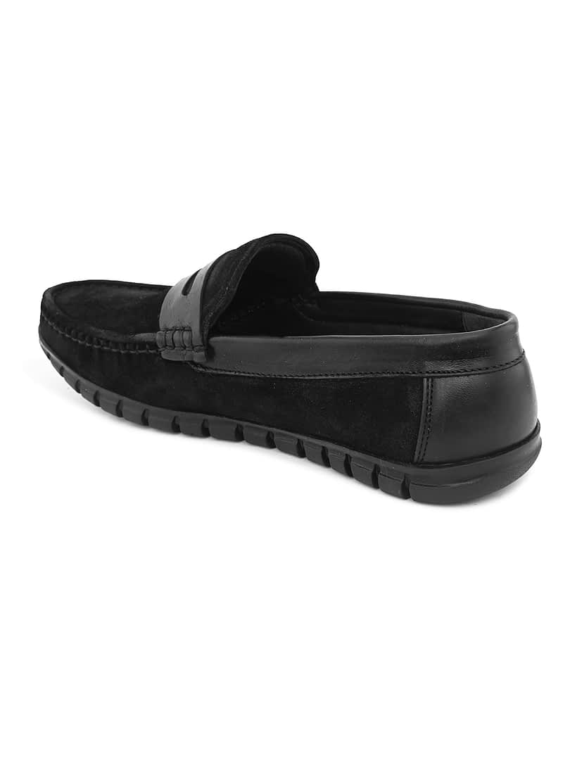 Fashion Victim Men Black Leather Loafer’s