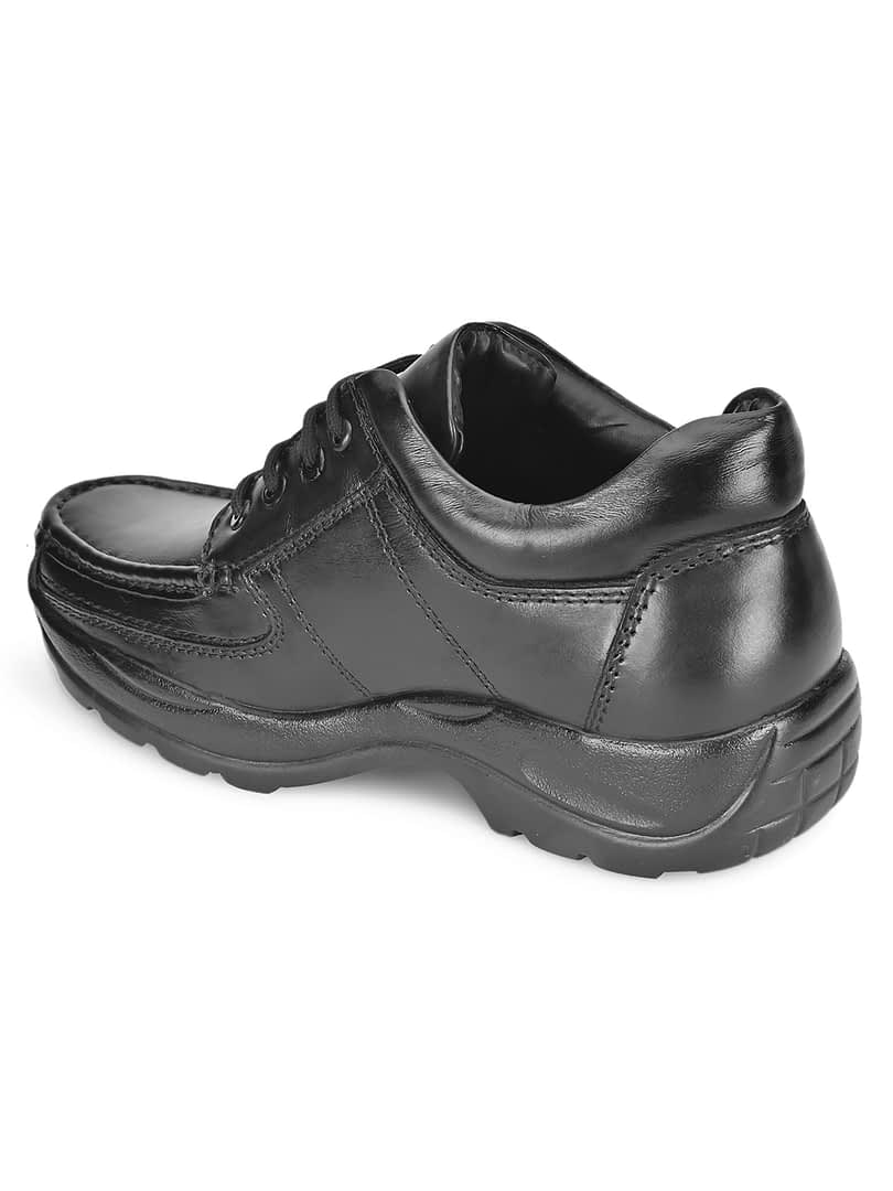 Fashion Victim Men Black Leather Shoes