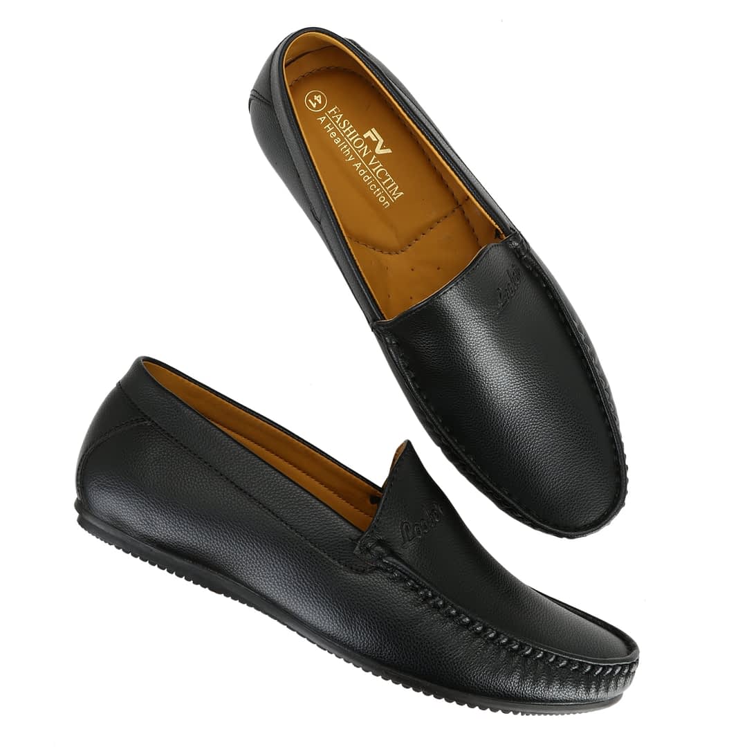 Fashion Victim Men Black Loafer’s