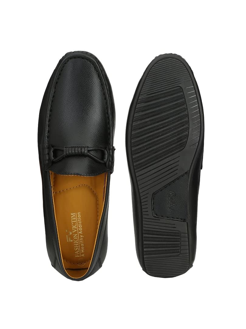 Fashion Victim Men Black Loafers