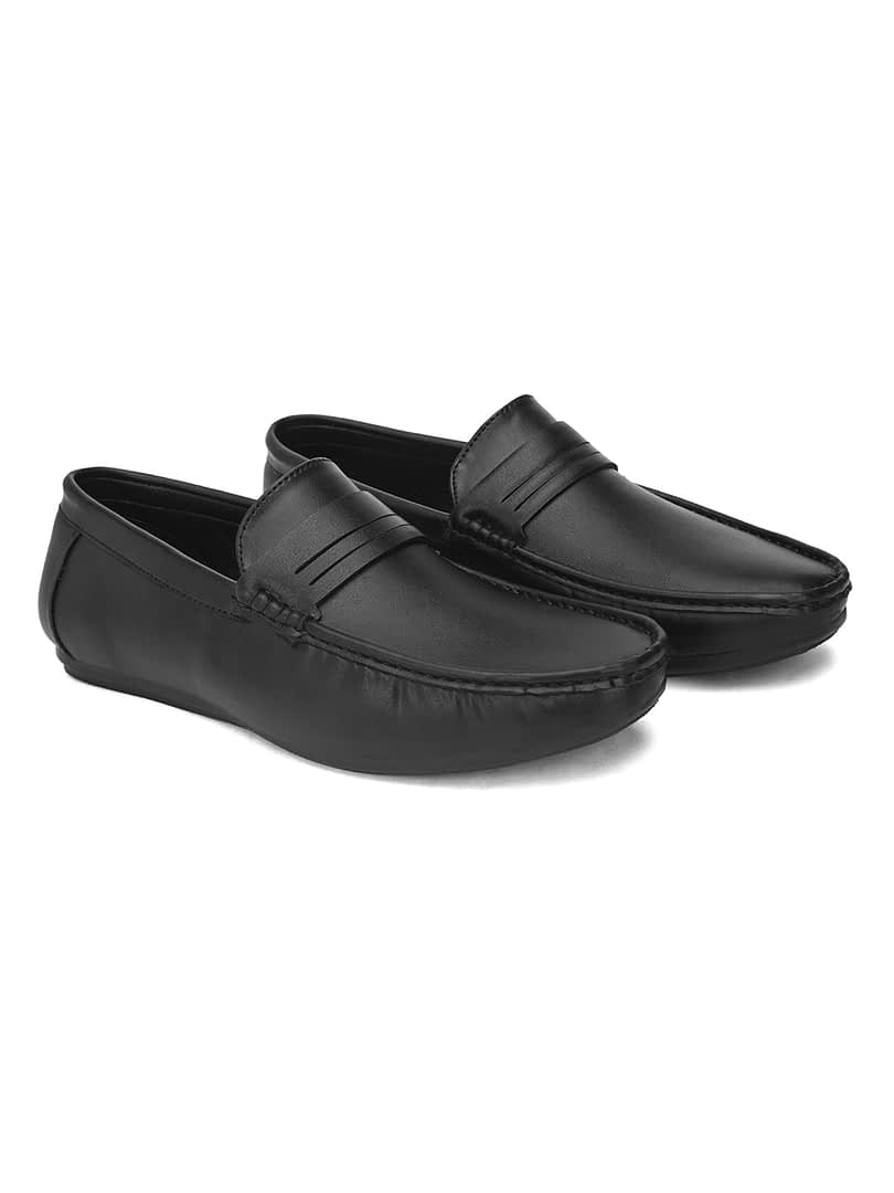 Fashion Victim Men Black Loafers