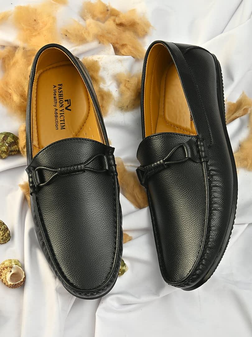 fashion victim Men Black Loafers