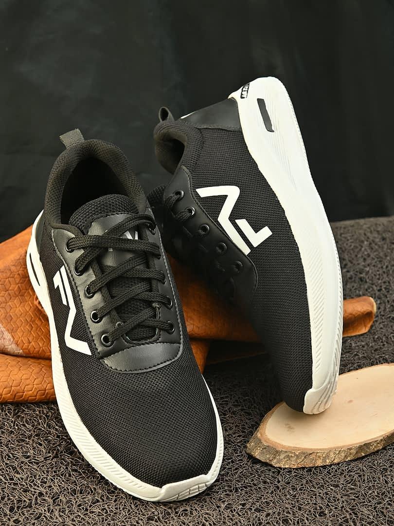 fashion victim Men Black Printed Sneakers