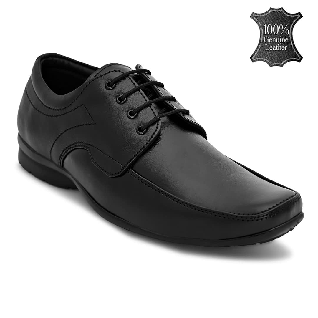 Fashion Victim Men Black Solid Formal Derbys