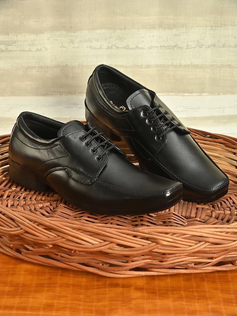 fashion victim Men Black Solid Formal Derbys