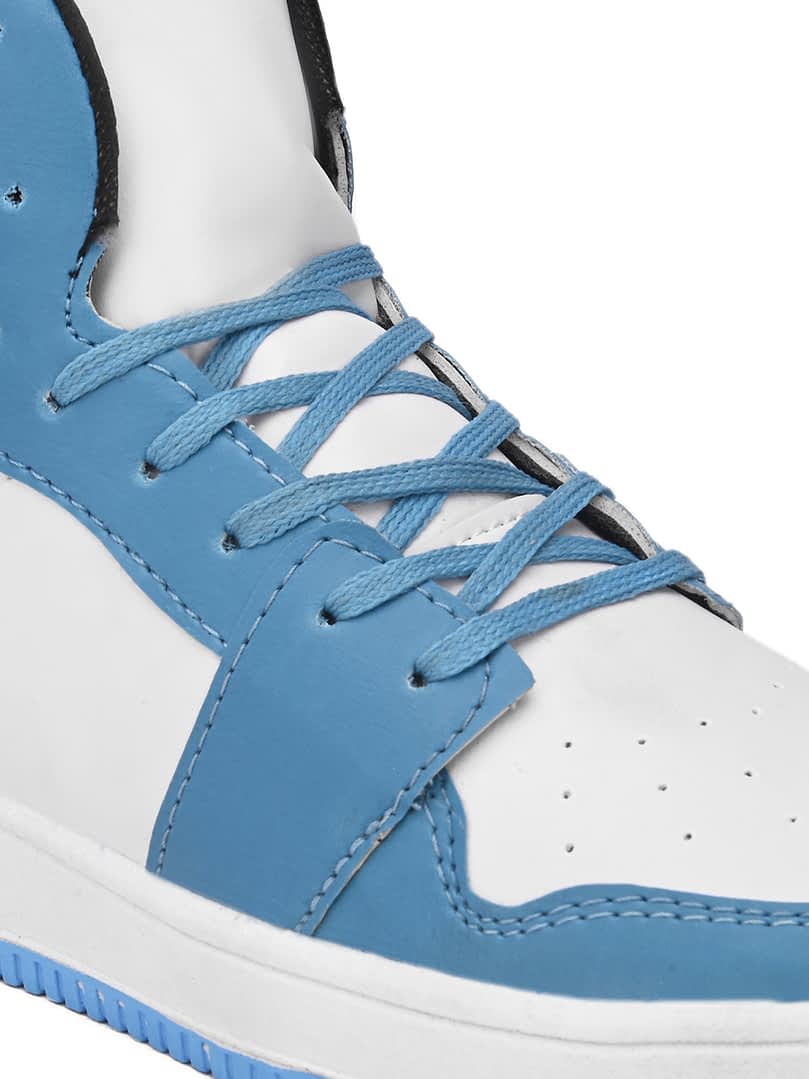 Fashion Victim Men Blue Colourblocked Sneakers