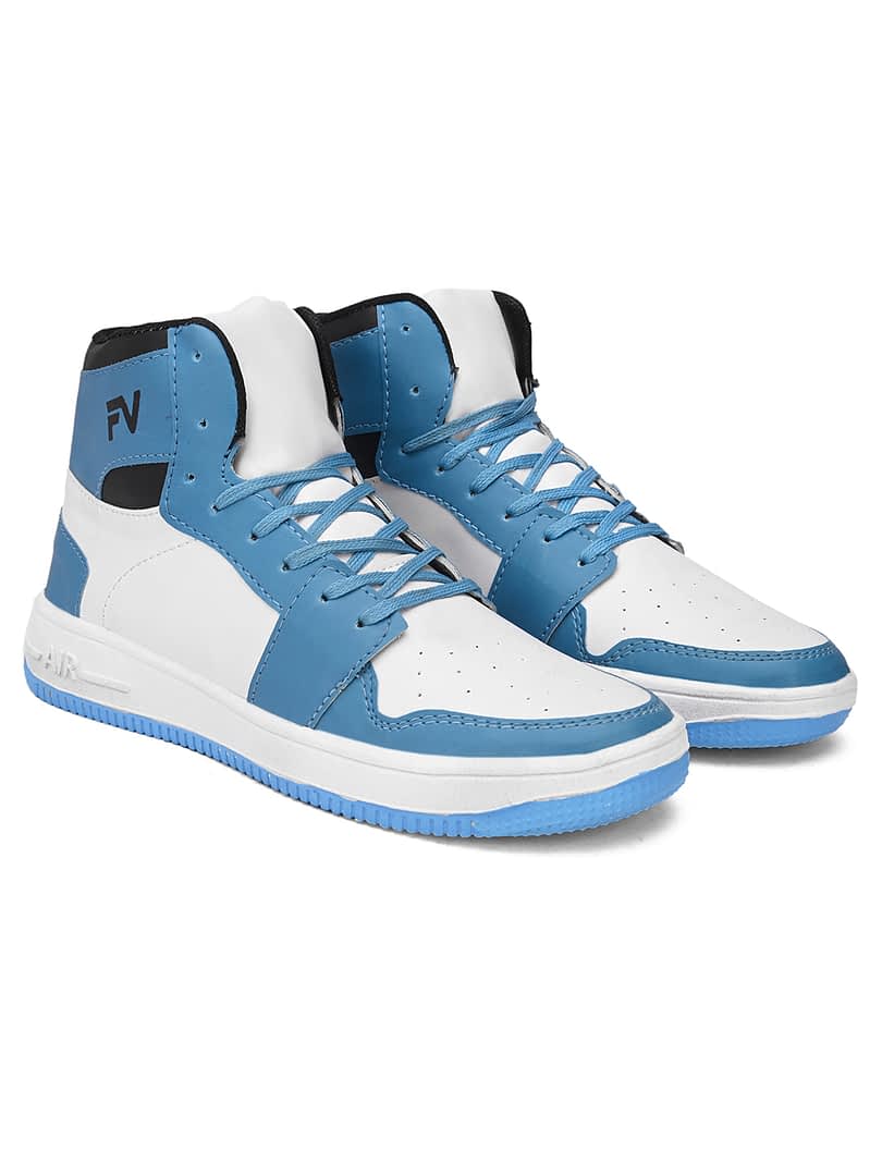 Fashion Victim Men Blue Colourblocked Sneakers