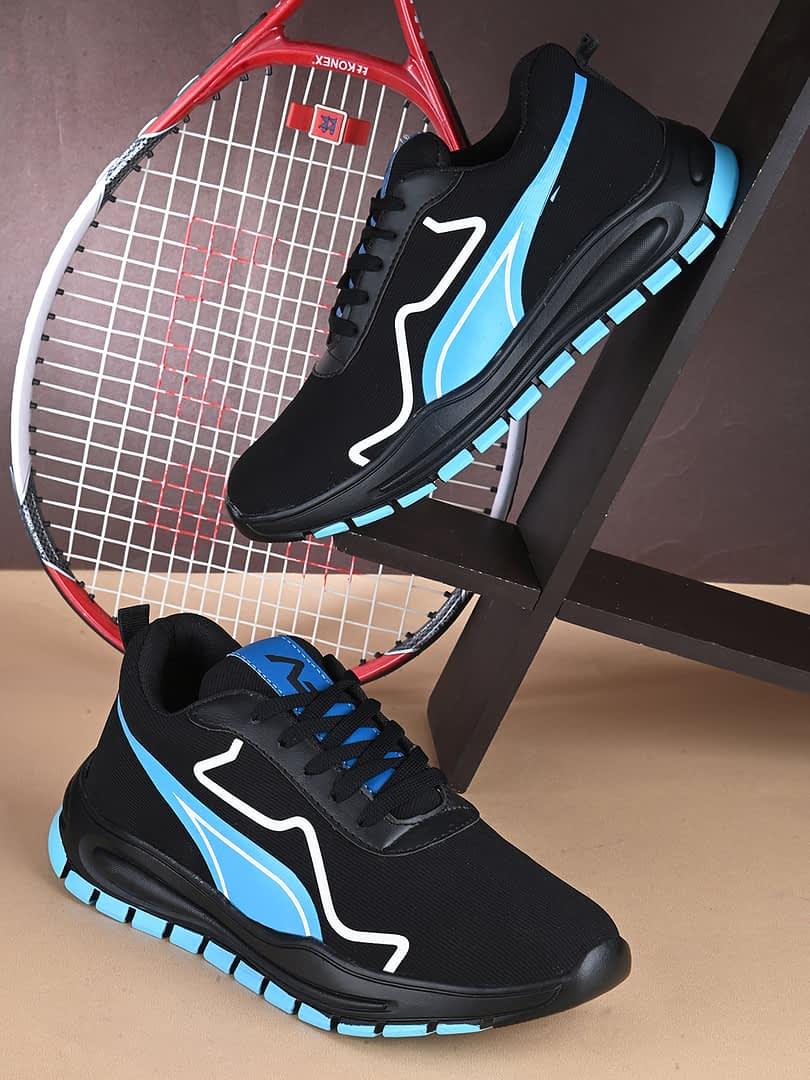 fashion victim Men Blue Colourblocked Sneakers