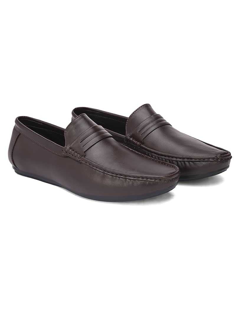 Fashion Victim Men Brown Loafers