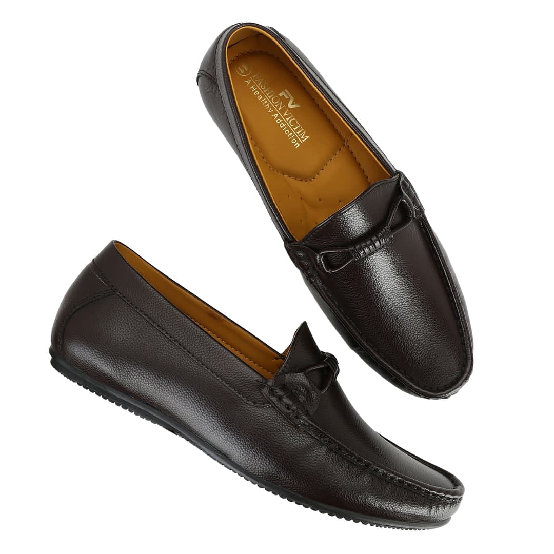 Fashion Victim Men Brown Loafers