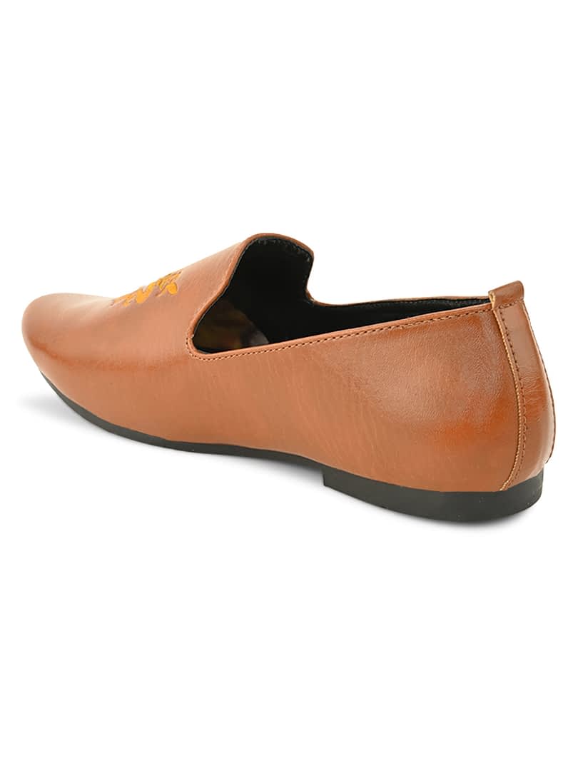 Fashion Victim Men Embroidered Lightweight Mojaris