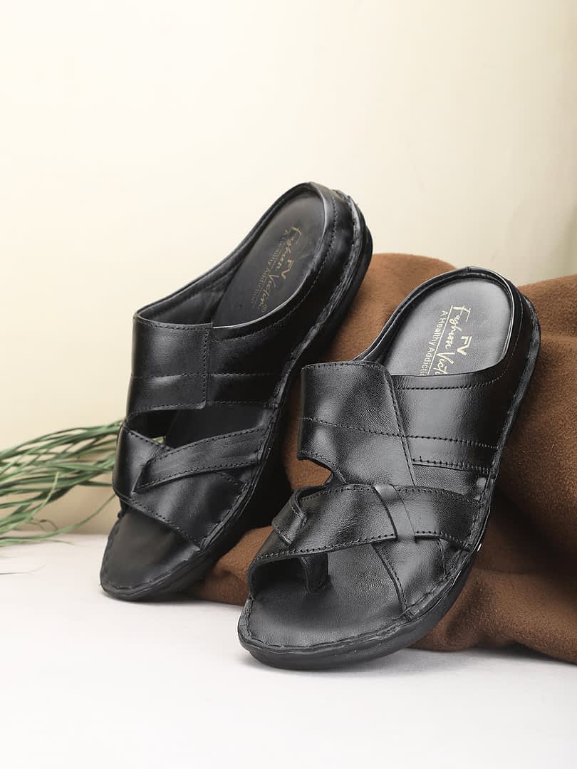 Fashion Victim Men Genuine Leather Comfort Sandals