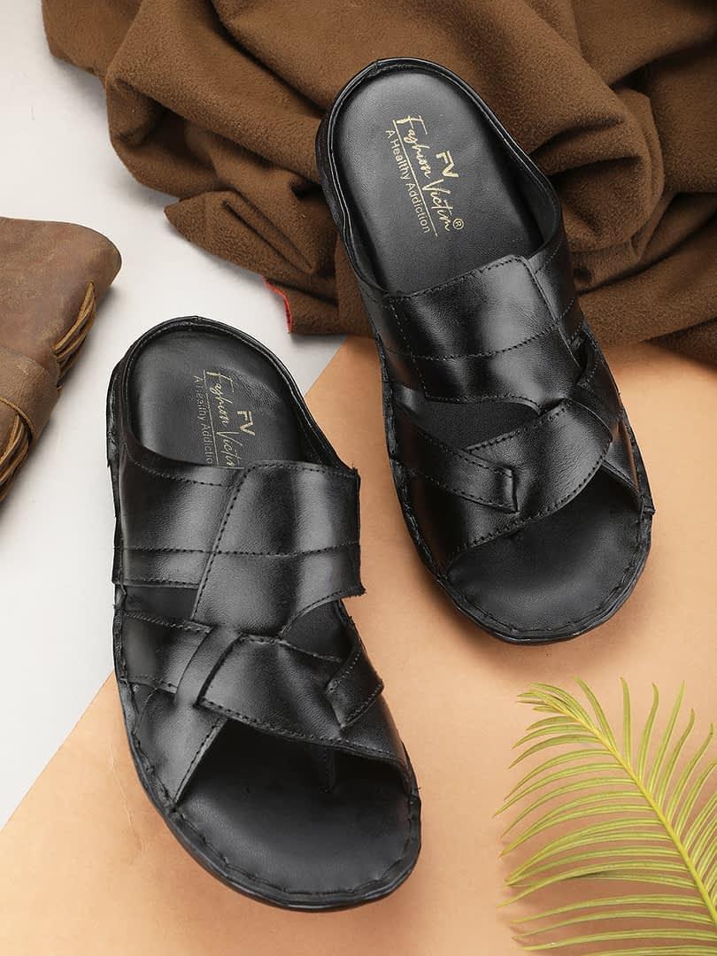 fashion victim Men Genuine leather comfort sandals