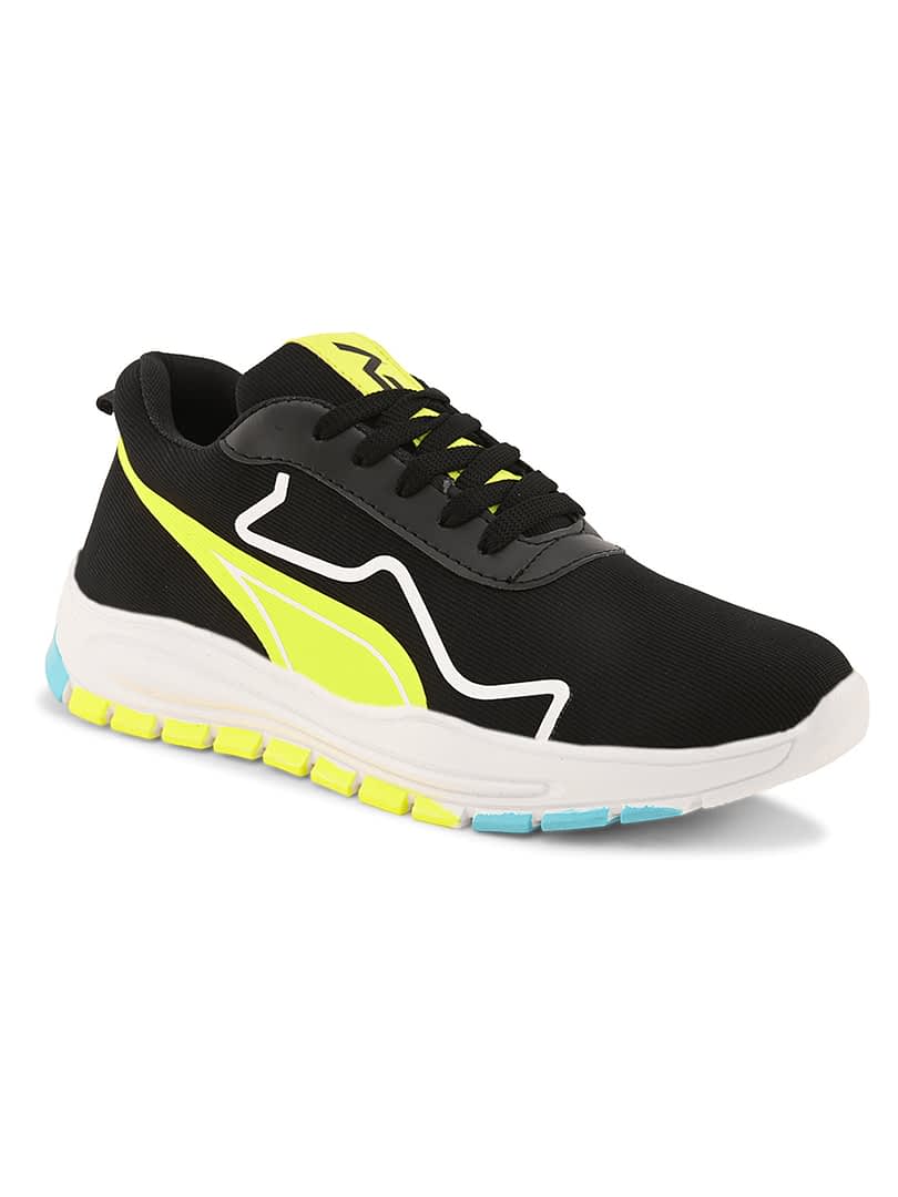 Fashion Victim Men Green Colourblocked Sneakers