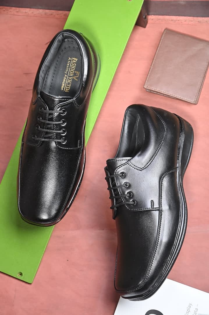 fashion victim Men Leather Formal Derbys