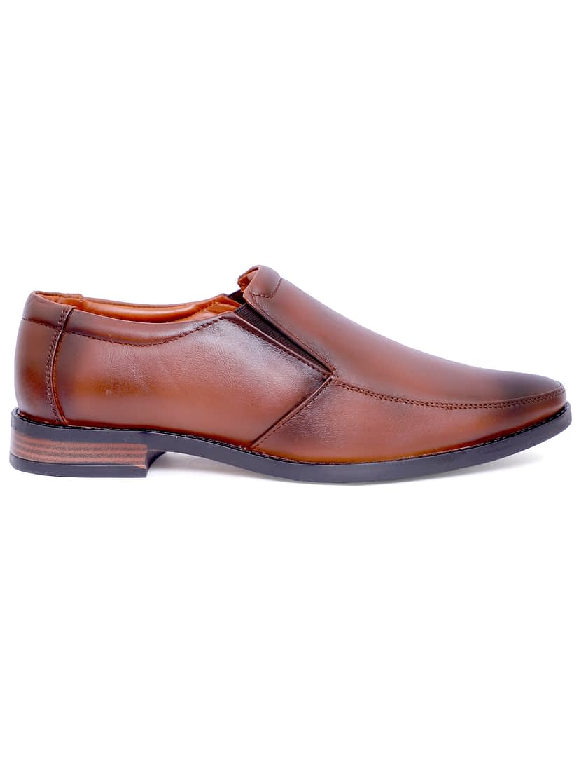 Fashion Victim Men Leather Formal Slip-On Shoes