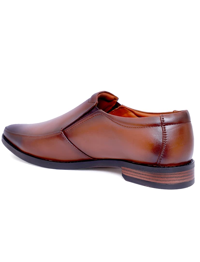 Fashion Victim Men Leather Formal Slip-On Shoes