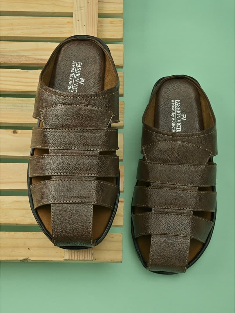 fashion victim Men Slip On Fisherman Sandals