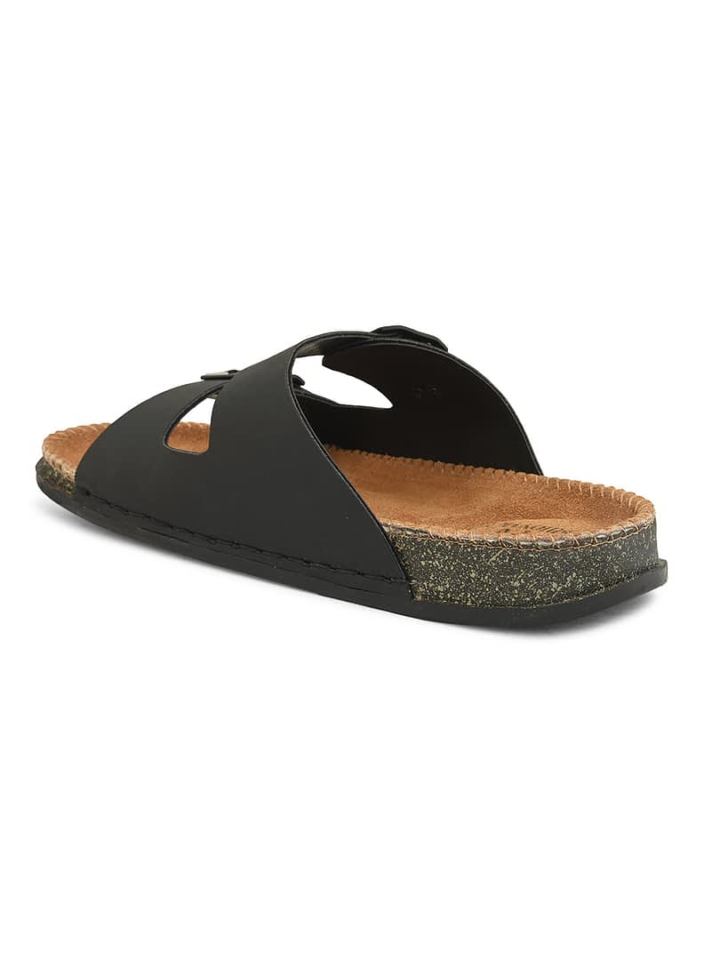 Fashion Victim Fashion Victim Men Stylish Leather Insole Slippers