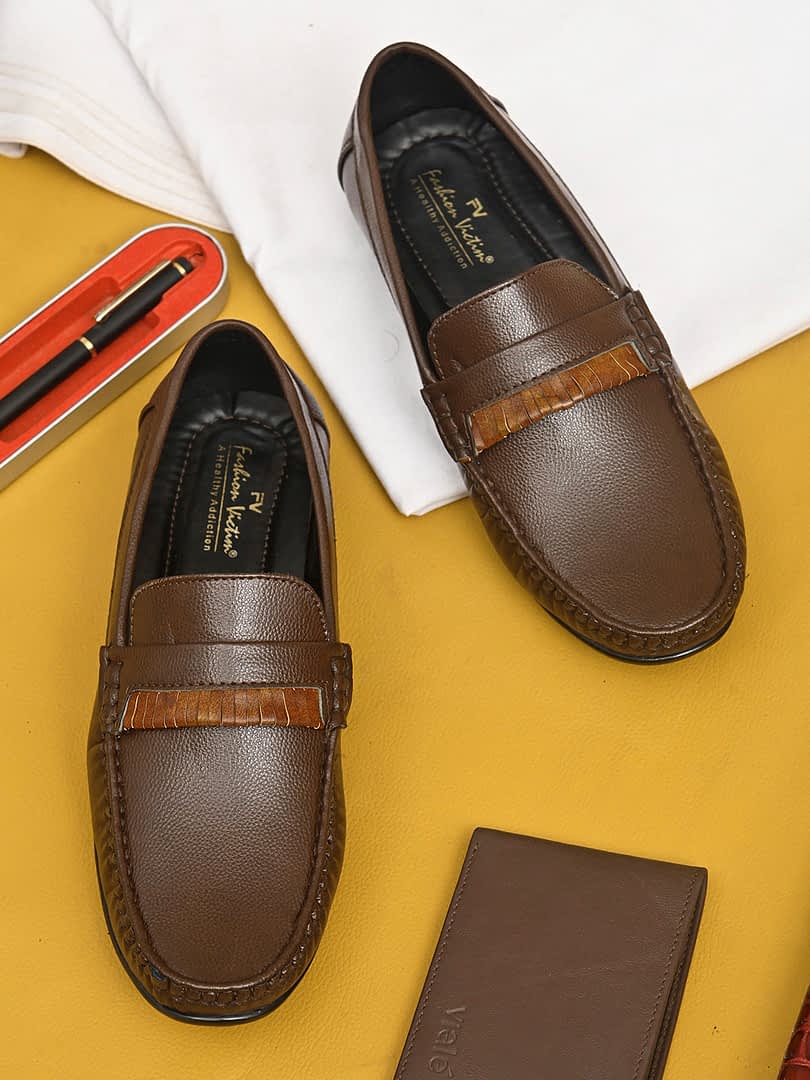 fashion victim Men Synthetic Leather loafers