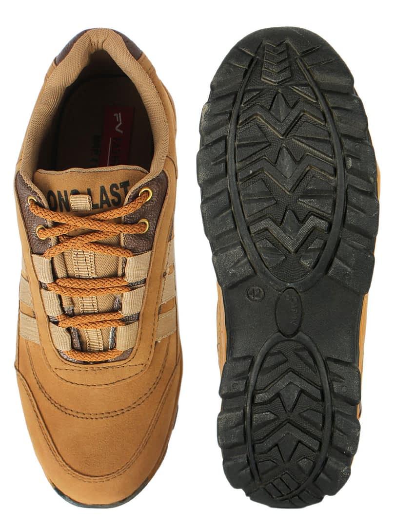 Fashion Victim Men Tan Brown Solid Casuals