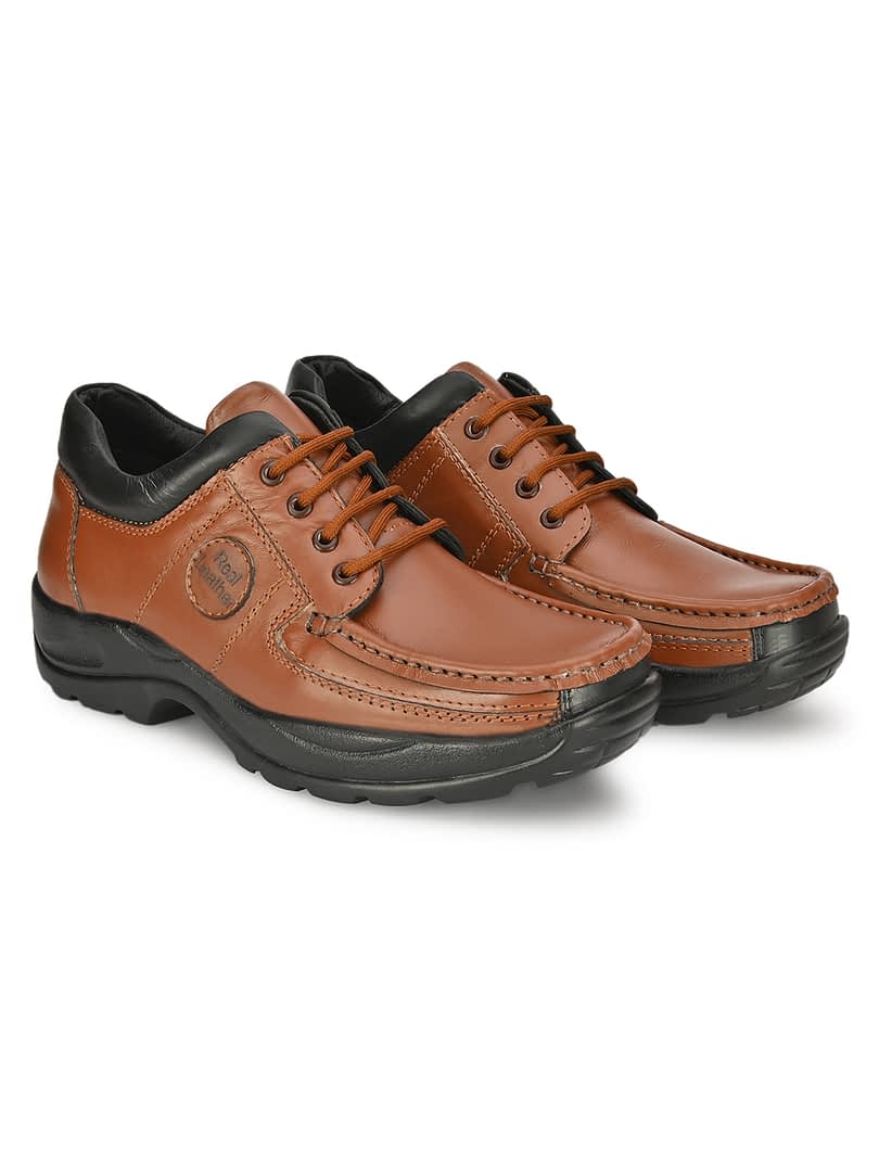Fashion Victim Men Tan Leather Shoes