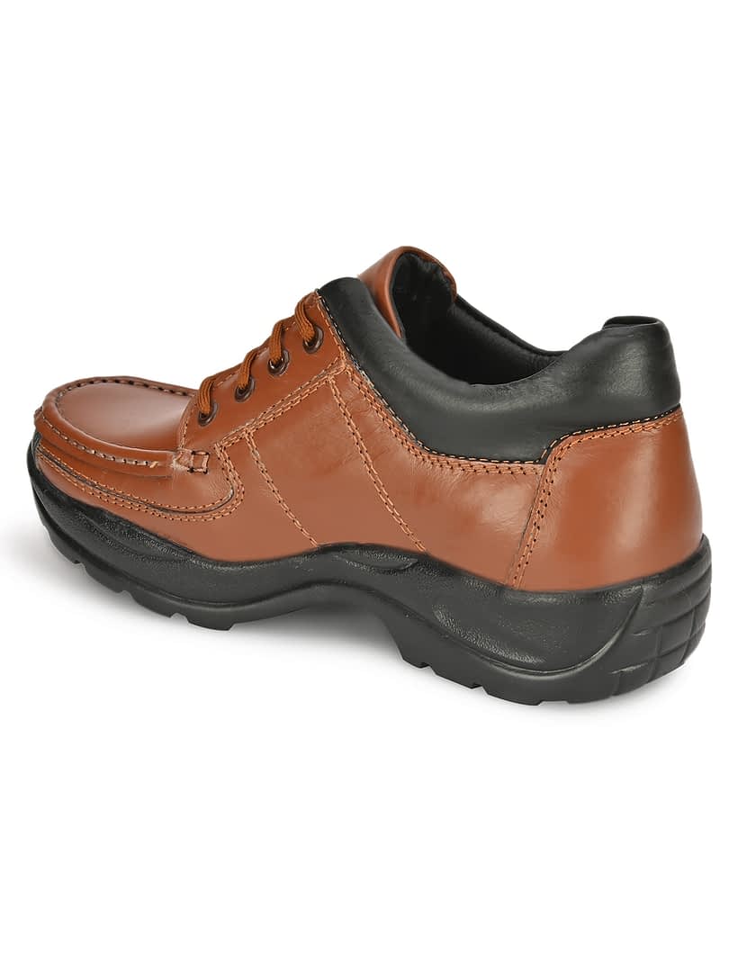 Fashion Victim Men Tan Leather Shoes
