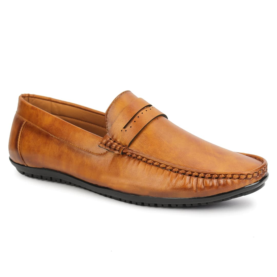 Fashion Victim Men Tan Loafers
