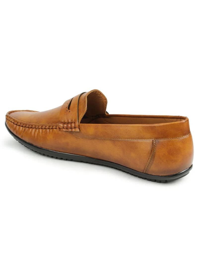 Fashion Victim Men Tan Loafers