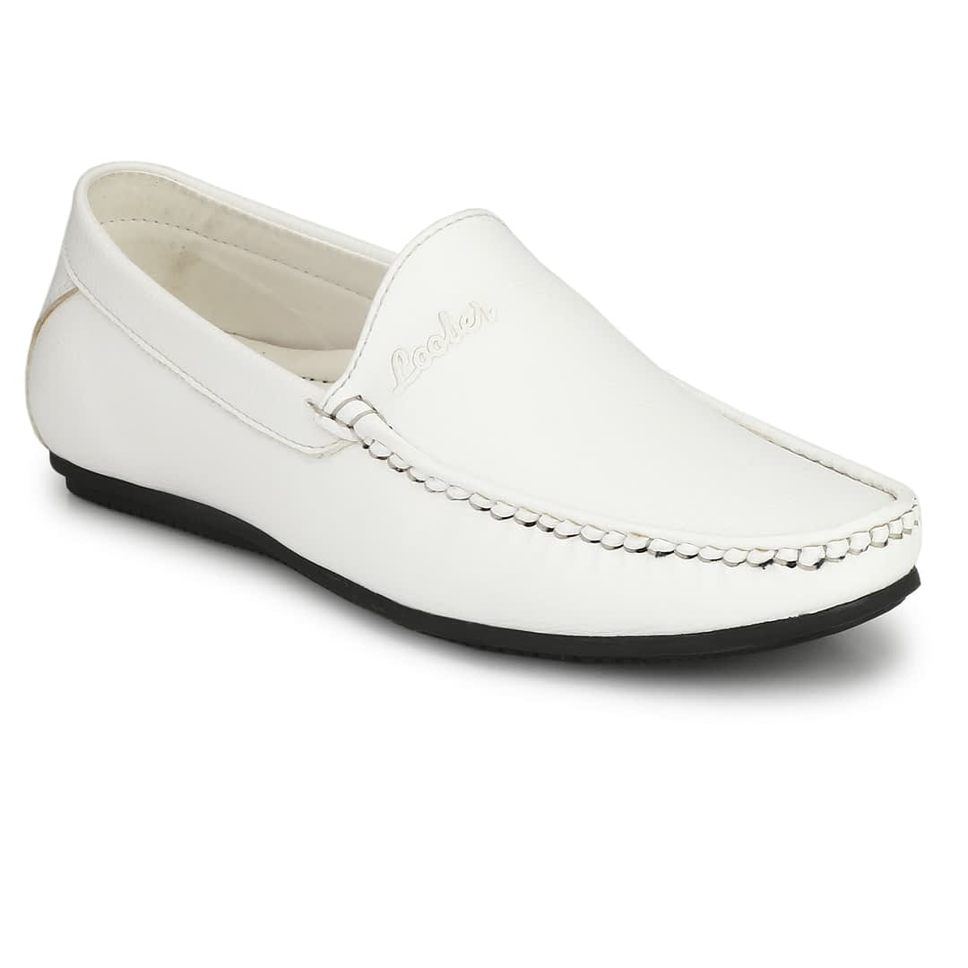Fashion Victim Men White Loafer’s