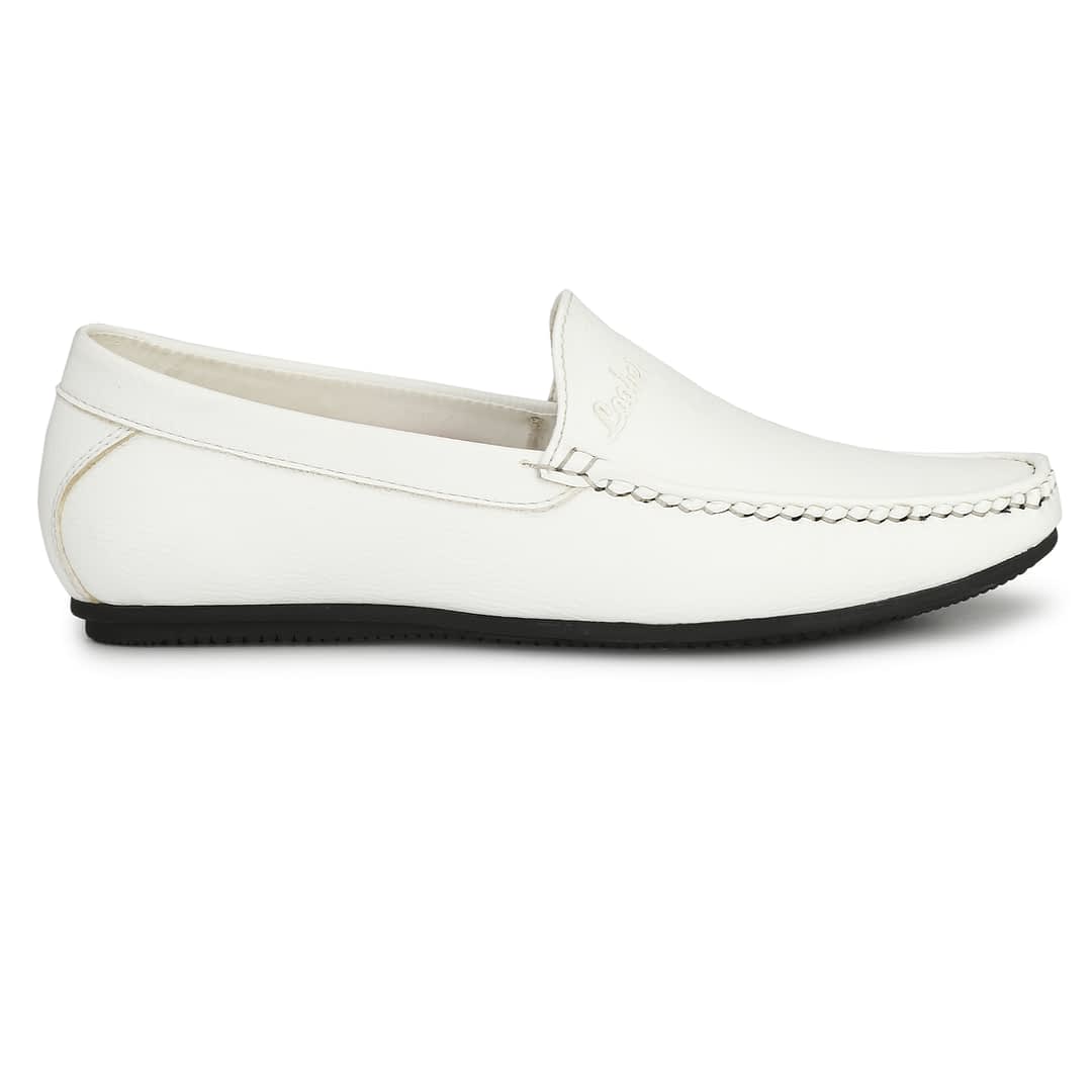 Fashion Victim Men White Loafer’s
