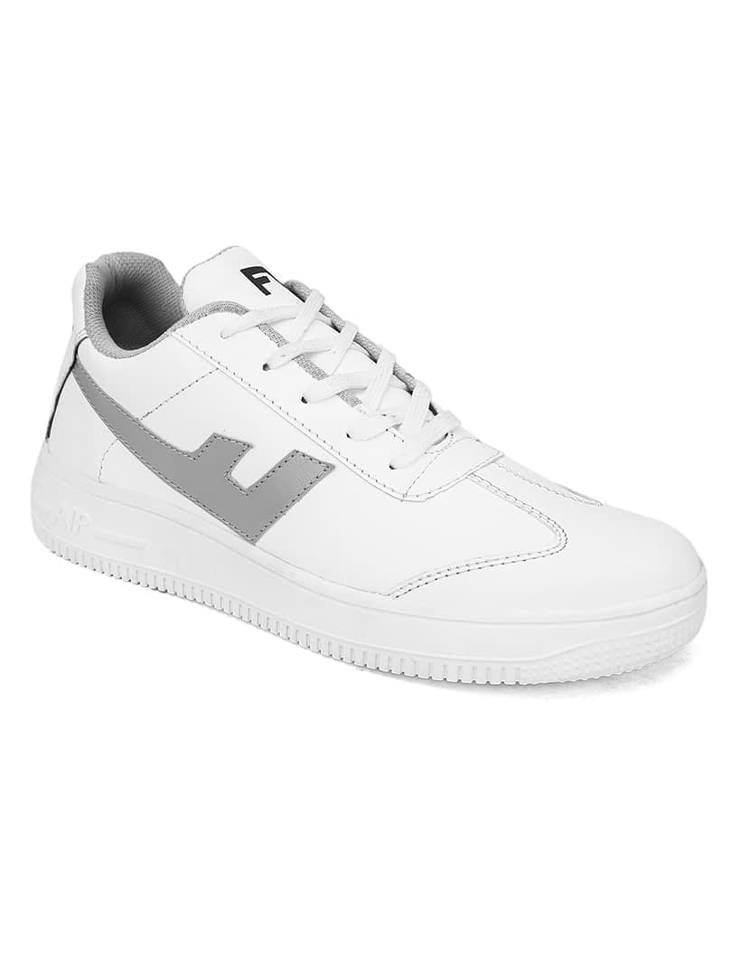 Fashion Victim Men White Perforations Sneakers