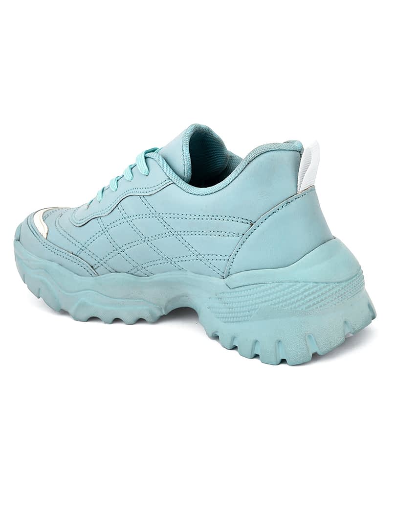 Fashion Victim Women Blue Sneakers