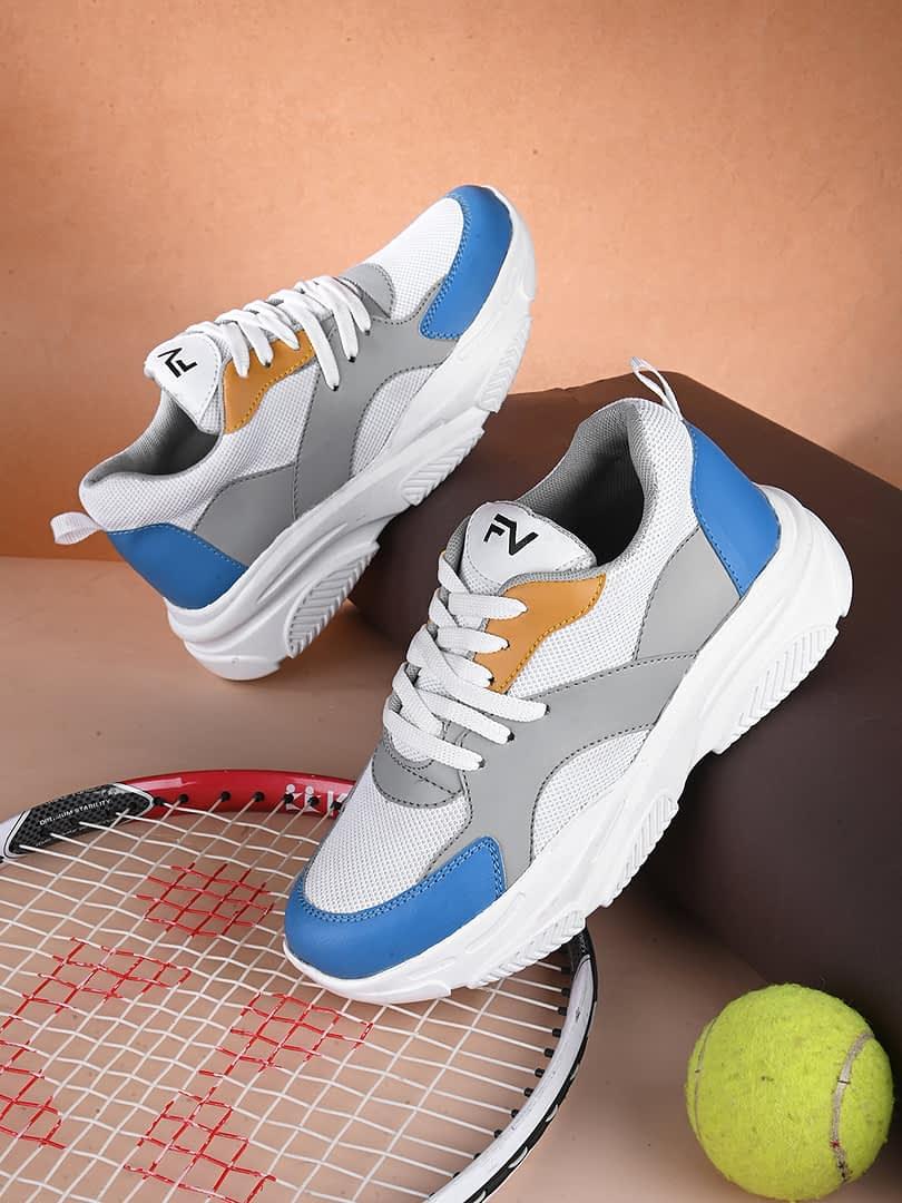 fashion victim Fashion Victim Women White Colorblocked Sneakers