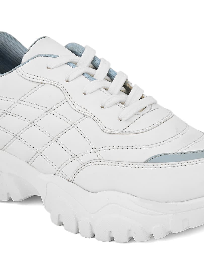 Fashion Victim Women White Sneakers