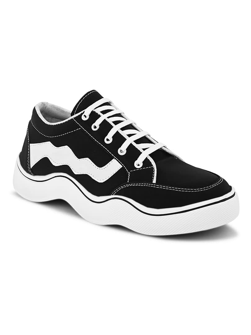 Fashion Victim Men Colourblocked Casual Canvas Comfort Insole Contrast Sole Sneakers