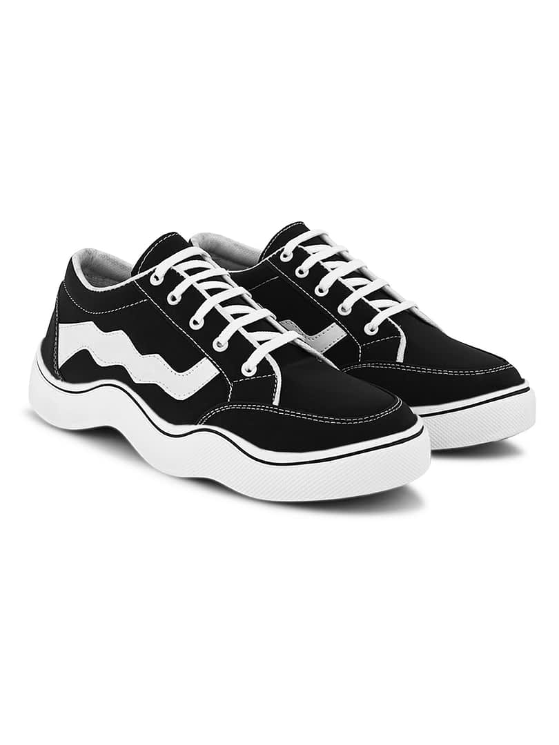 Fashion Victim Men Colourblocked Casual Canvas Comfort Insole Contrast Sole Sneakers