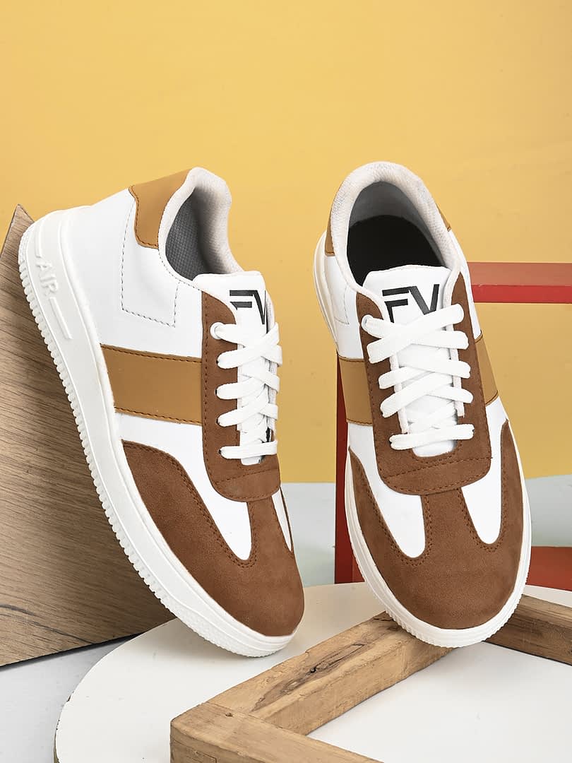fashion victim Men Colourblocked Lightweight Sneakers