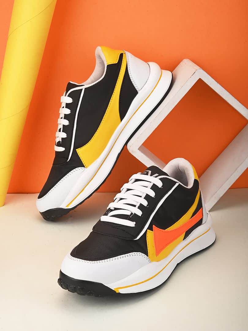 fashion victim Men Colourblocked Lightweight Sneakers