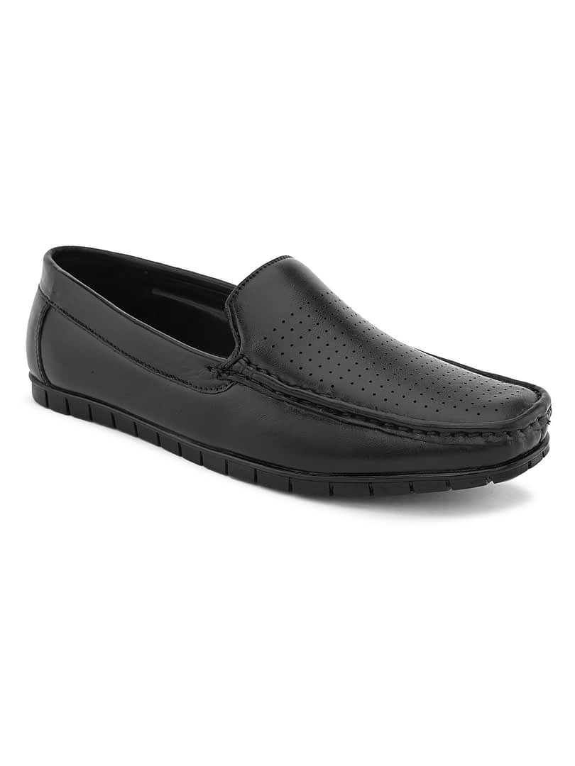Fashion Victim Men Genuine Leather Slip On Loafer Shoes