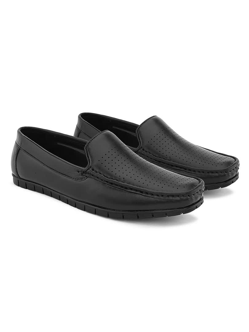 Fashion Victim Men Genuine Leather Slip On Loafer Shoes